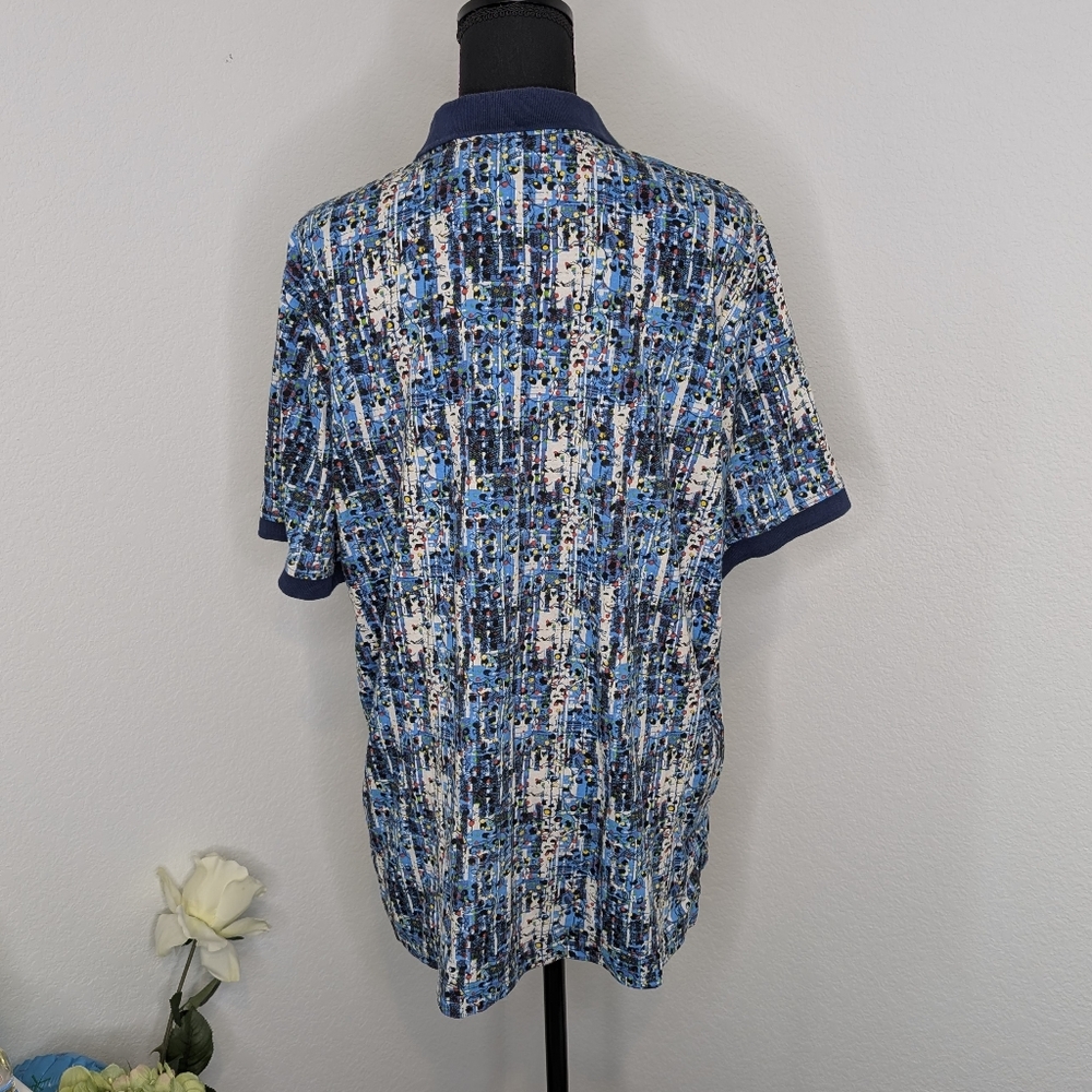 💘 Robert Graham Men's Pechia Pique Skull Head Classic Fit - Picture 3 of 6